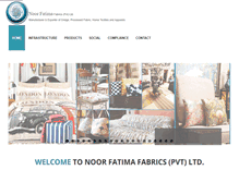 Tablet Screenshot of noorfatima.com